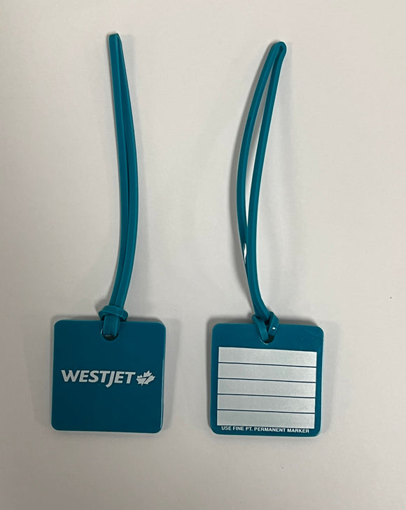 WestJet Luggage Tag Small Teal