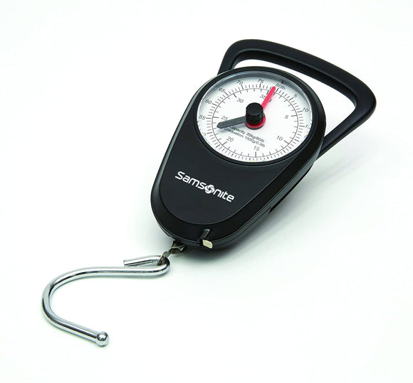 Samsonite Manual Luggage Scale with Integrated Tape Measure
