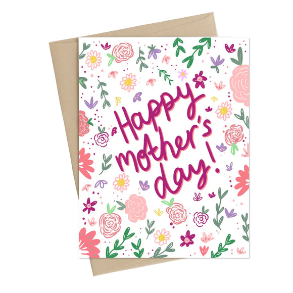 Happy Mother's Day Spring Floral Card
