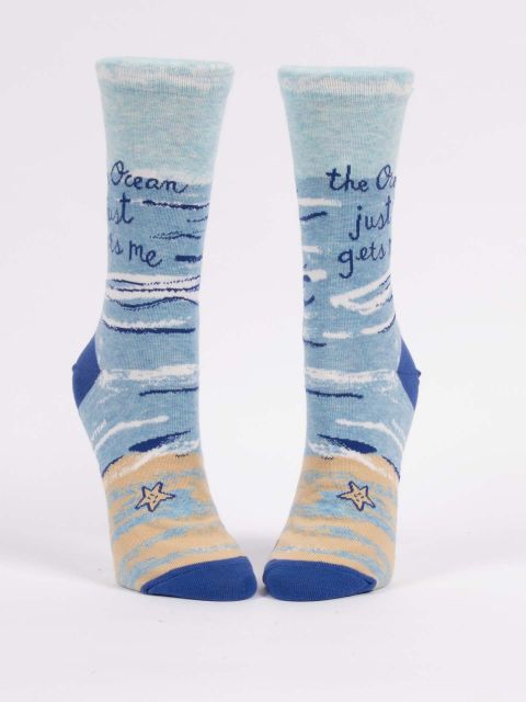 Blue Q Ocean Gets Me Women's Socks