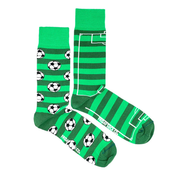 Men's Soccer Field & Soccer Ball Socks